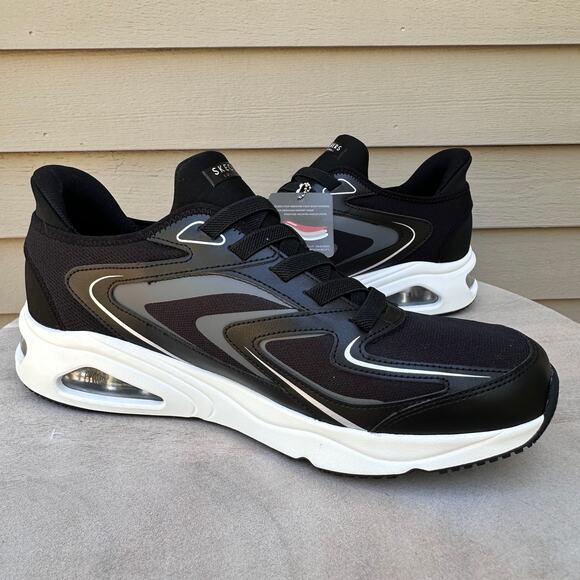 Slip-ins: SKECHERS Mens Street Tres Air Uno Vision Airy Size 13 Sneakers New - Picture 3 of 13